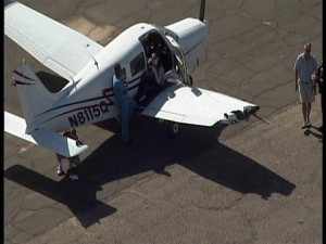 Mid-air plane collision