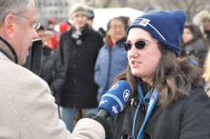 Sage Schneider interviewed on German TV