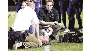 Sidelines can be risky business 