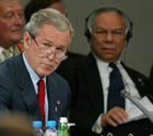 Bush seeks democratic reform in Mideast 