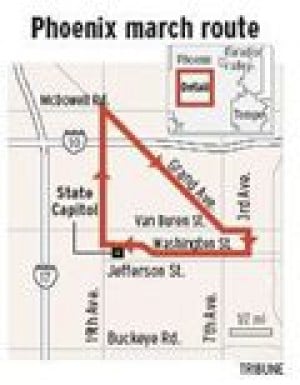 Shared theme unites marchers 