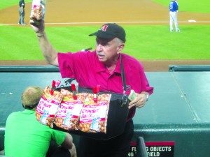Cracker Jack vendor Ken Carpenter