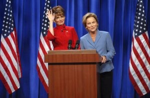 'SNL' debuts with Fey as Palin, Phelps as host 