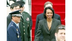 Rice to press S. Korea on N. Korea sanctions 