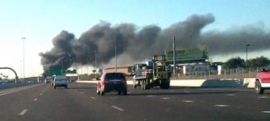 Tanker fire