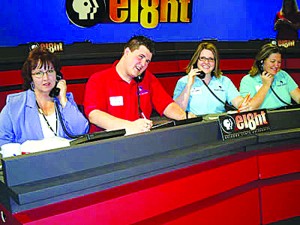 Volunteers for Channel 8 pledge drive