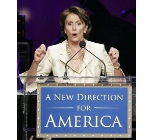 Pelosi hints at denying Bush Iraq funds 