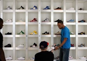 More men seeking sneakers for shoe collections 