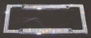 (License) plated glass 