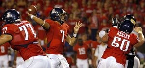 Tuitama looks strong in new UA offense 