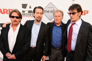 Emilio Estevez, Ramon Estevez, Martin Sheen, Charlie Sheen