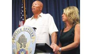 Burned police officer retires in Phoenix 
