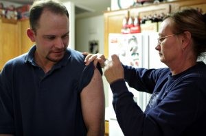 Safety check of seniors' homes includes flu shot 