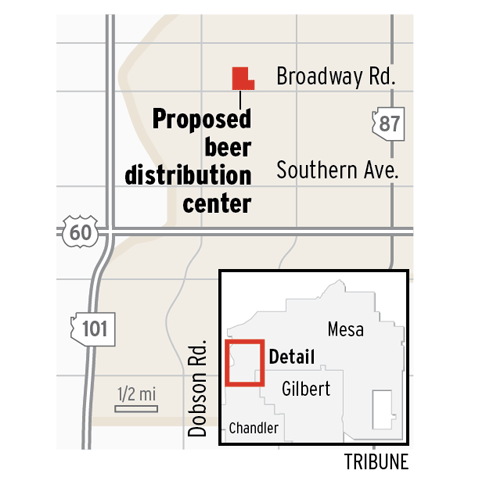 Proposed Mesa beer distribution facility