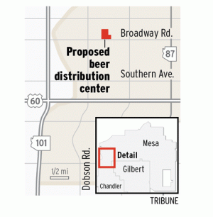 Proposed Mesa beer distribution facility