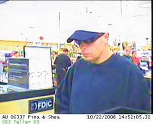 Suspected bank robber indicted 
