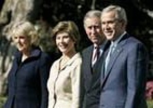Charles, Camilla hit D.C. for Bush visit 