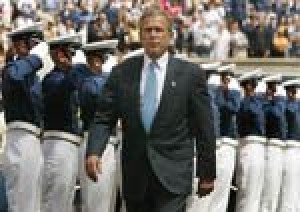Bush likens war against terrorism to WWII 