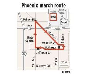 Shared theme unites marchers 