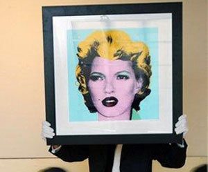 Kate Moss portrait sells for $191,000 