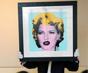 Kate Moss portrait sells for $191,000 