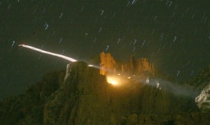 Plane Crash into Superstition Mountains