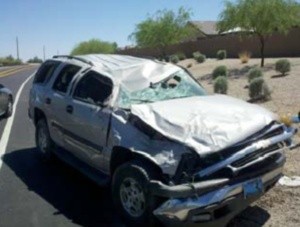 San Tan Valley rollover