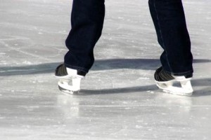 Ice skating