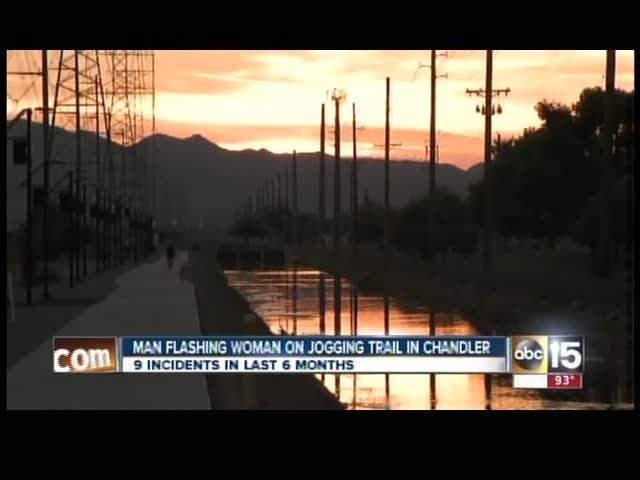 Flasher spotted along Chandler canal