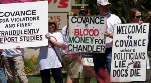 Group protests testing facility in Chandler 