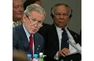 Bush seeks democratic reform in Mideast 