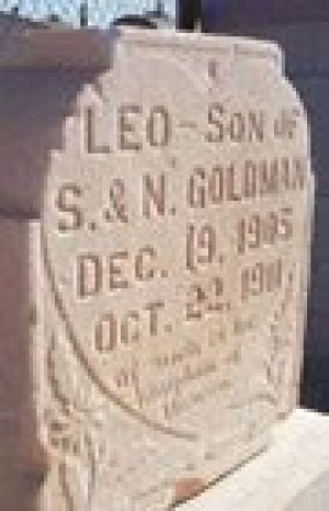 Headstone naming Mo. boy sits in Gold Canyon 
