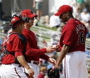 Jackson struggles in Arizona's loss to Reds 