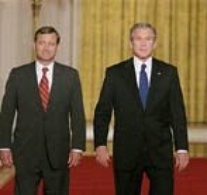 Bush nominates Roberts for chief justice 