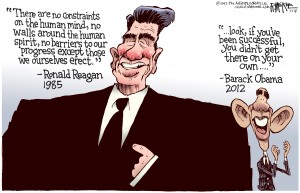 Obama is no Reagan