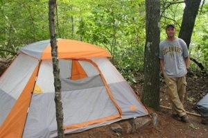 Homeless sex offenders directed to woods 