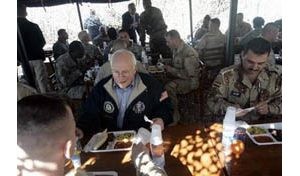Cheney visits Iraq; attacks kill 19 