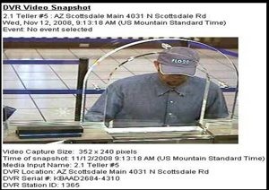 Scottsdale police seek bank robber 