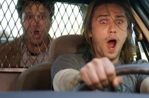 'Pineapple Express' rides through a haze of pot-smoke 