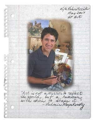 Kyle Hobratschk: Art Scholar 