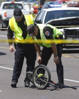 Child Hit on Bike