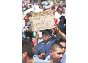 Immigration fight hits the streets 