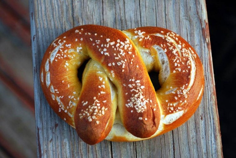 haus-made pretzel