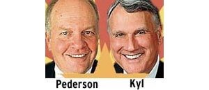Pederson catching up to Kyl 
