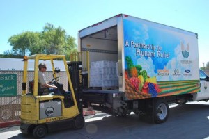 Ford truck donated to United Food Bank 