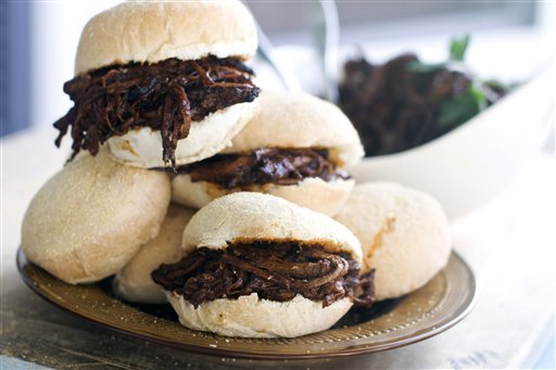 Food-Deadline-Barbecue Brisket Sliders