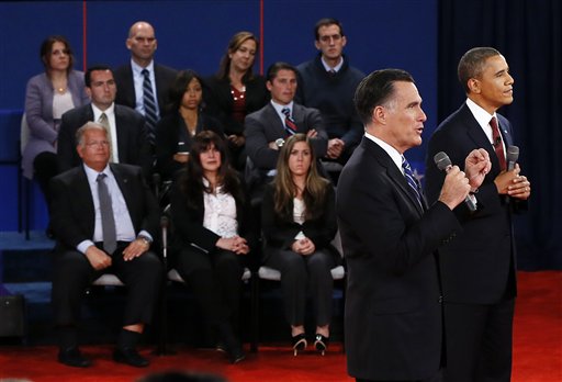 Mitt Romney, Barack Obama  