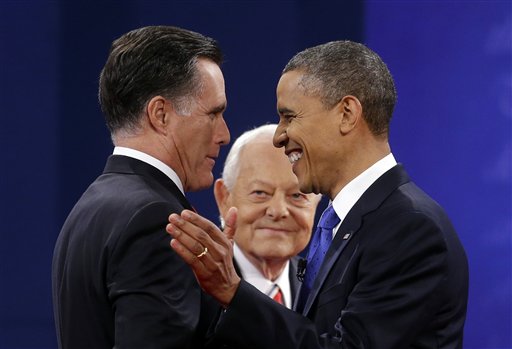 Barack Obama, Mitt Romney, Bob Schieffer