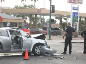 Elliot Road car wreck