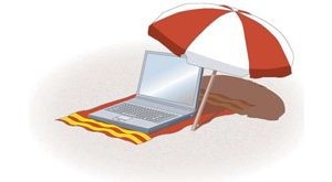 Have laptop, will vacation 